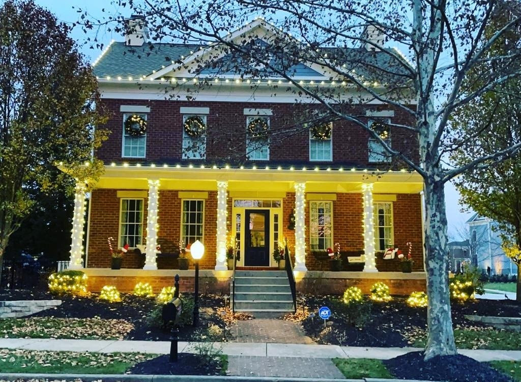 Home Exterior Christmas Lighting