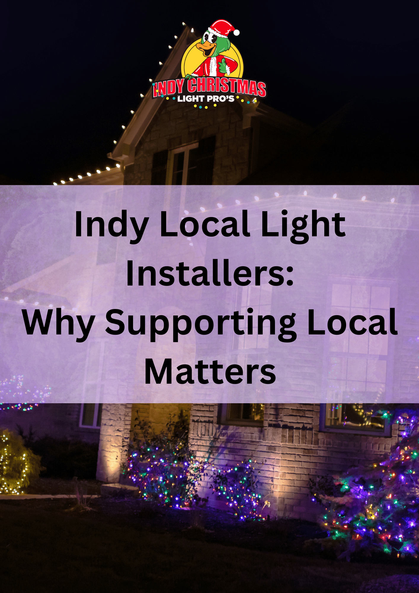 Indy Local Light Installers: Why Supporting Local Matters