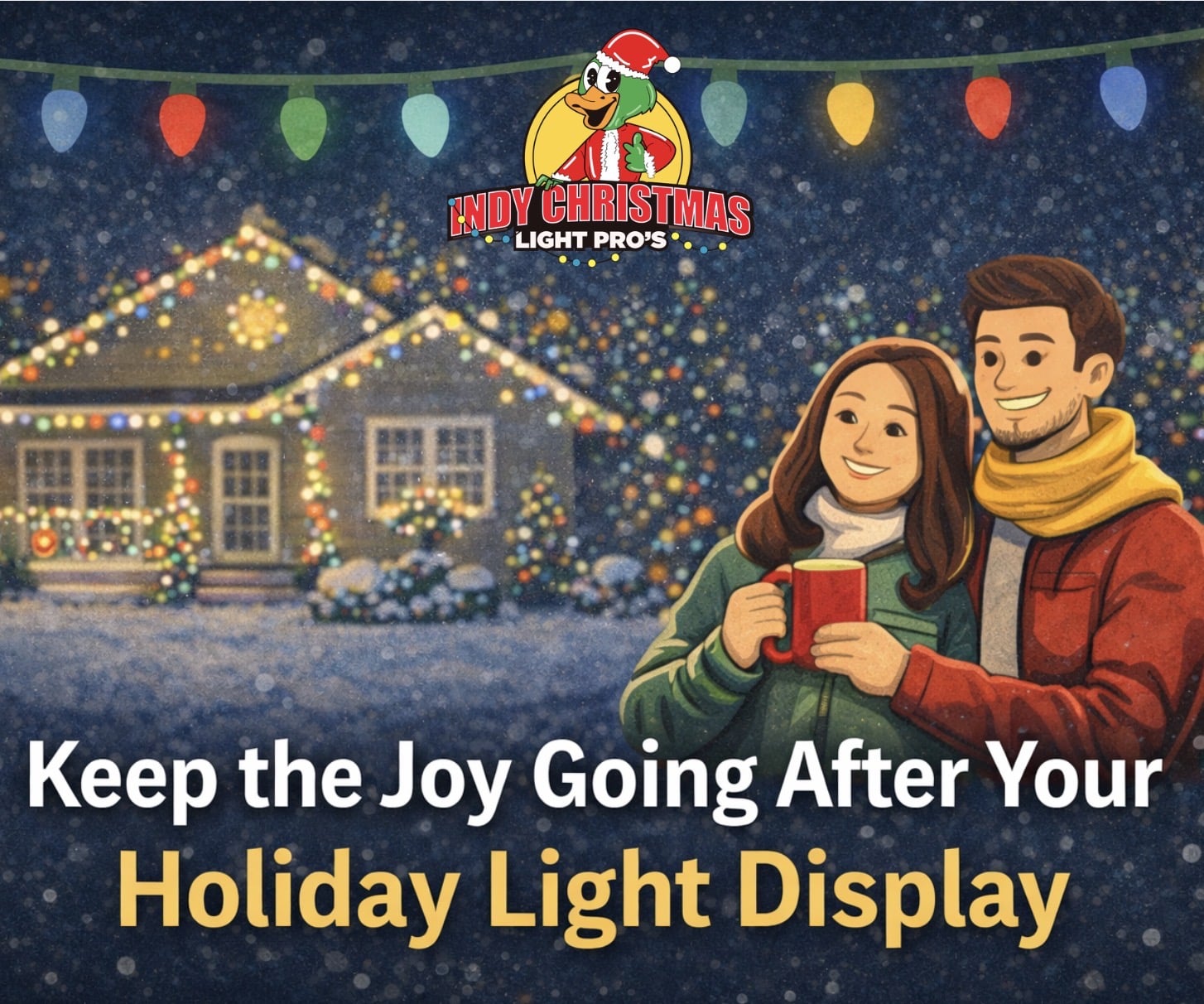 Holiday Light Display Joy: How to Keep the Magic Going